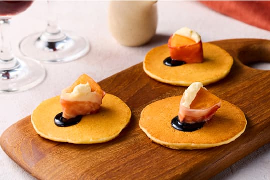 酒粕クリームチーズ×柿生ハムチーズ