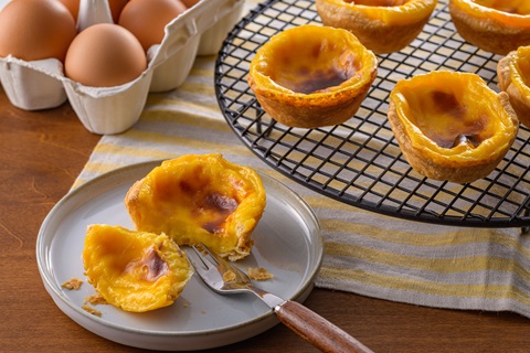 パイシートで簡単！！エッグタルト