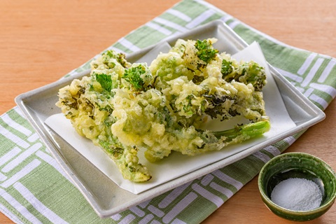 菜の花の天ぷら