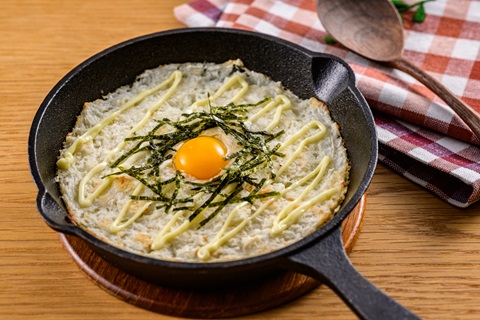 長芋の鉄板焼き