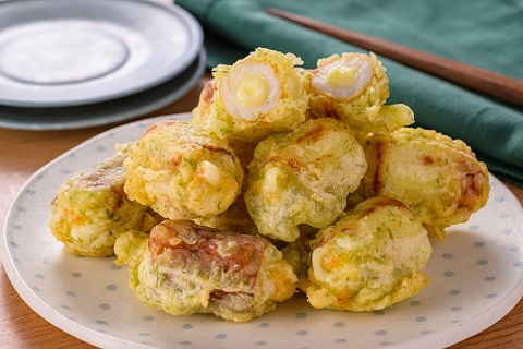 チーズのちくわ磯辺揚げ