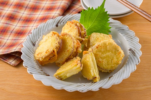 さつまいもチーズ天ぷら