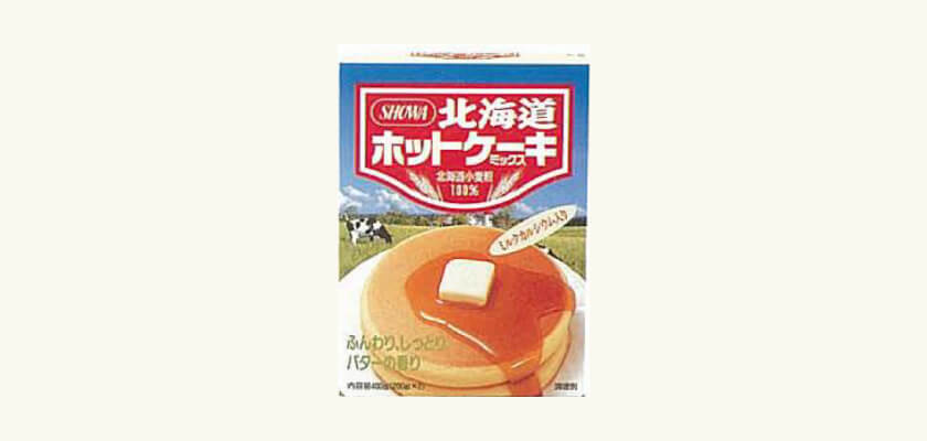 北海道小麦粉100％ホットケーキミックス