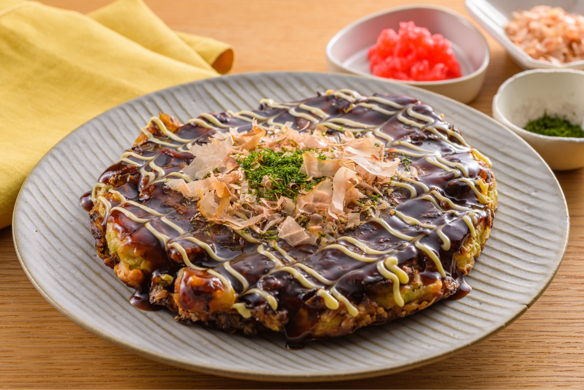 お好み焼きの上手な作り方の画像